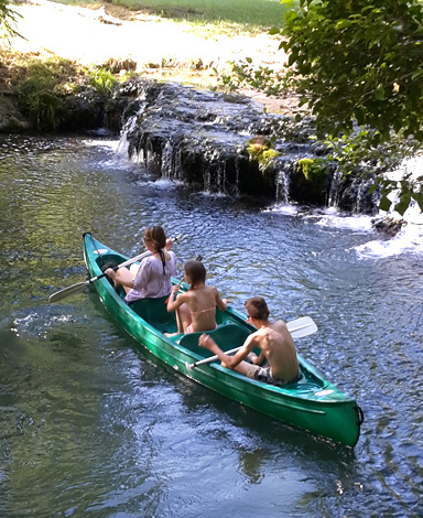 canoe kayak bed and breakfast moulin benedicty france